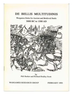 De Bellis Multitudinis: Wargames Rules For Ancient And Medieval Battles – 3000 Bc To 1500 Ad box art