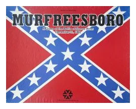 Murfreesboro: A Game Of The Battle Of Stones River December 31, 1862 box art