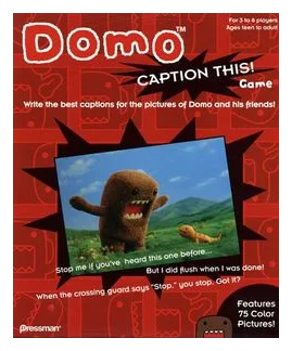 Domo Caption This! Game box art