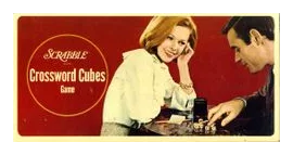 Scrabble Crossword Cubes Game box art