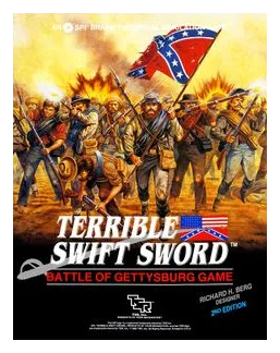 Terrible Swift Sword: Battle Of Gettysburg Game box art