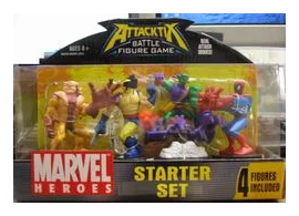 Attacktix Battle Figure Game Marvel Superheroes box art