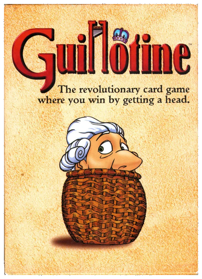 Guillotine box art