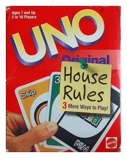 Uno House Rules box art