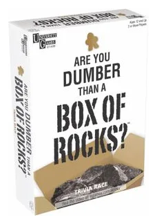Are You Dumber Than A Box Of Rocks? box art