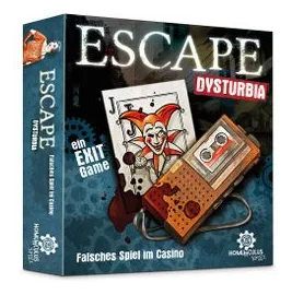 Escape Dysturbia: Falsches Spiel Im Casino box art